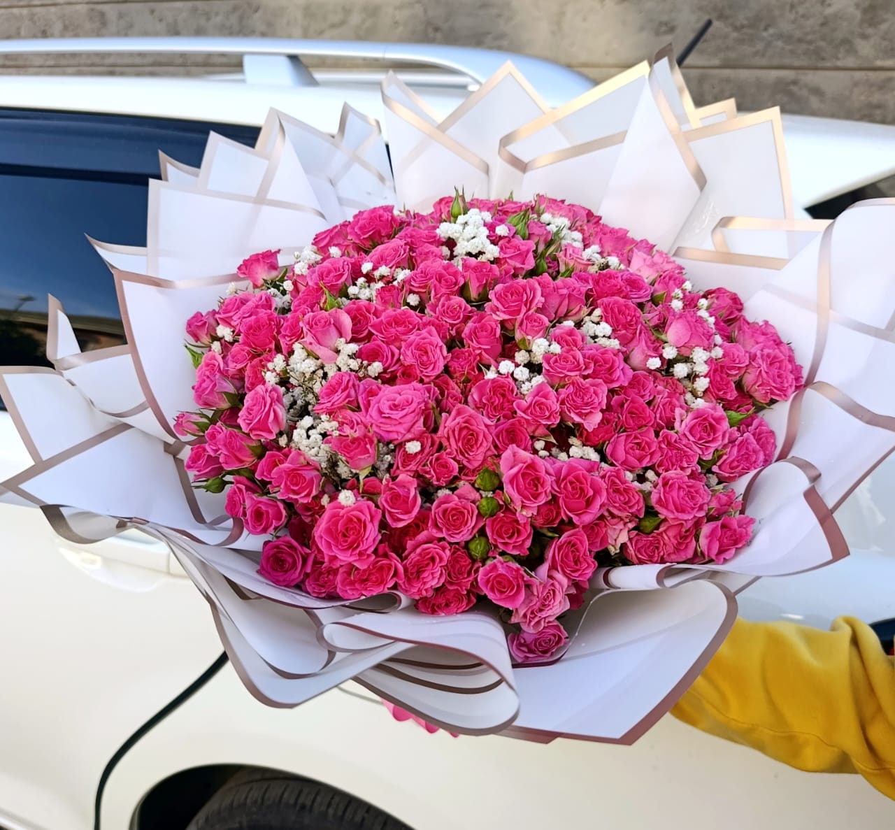 Blush Pink Spray Rose Bouquet